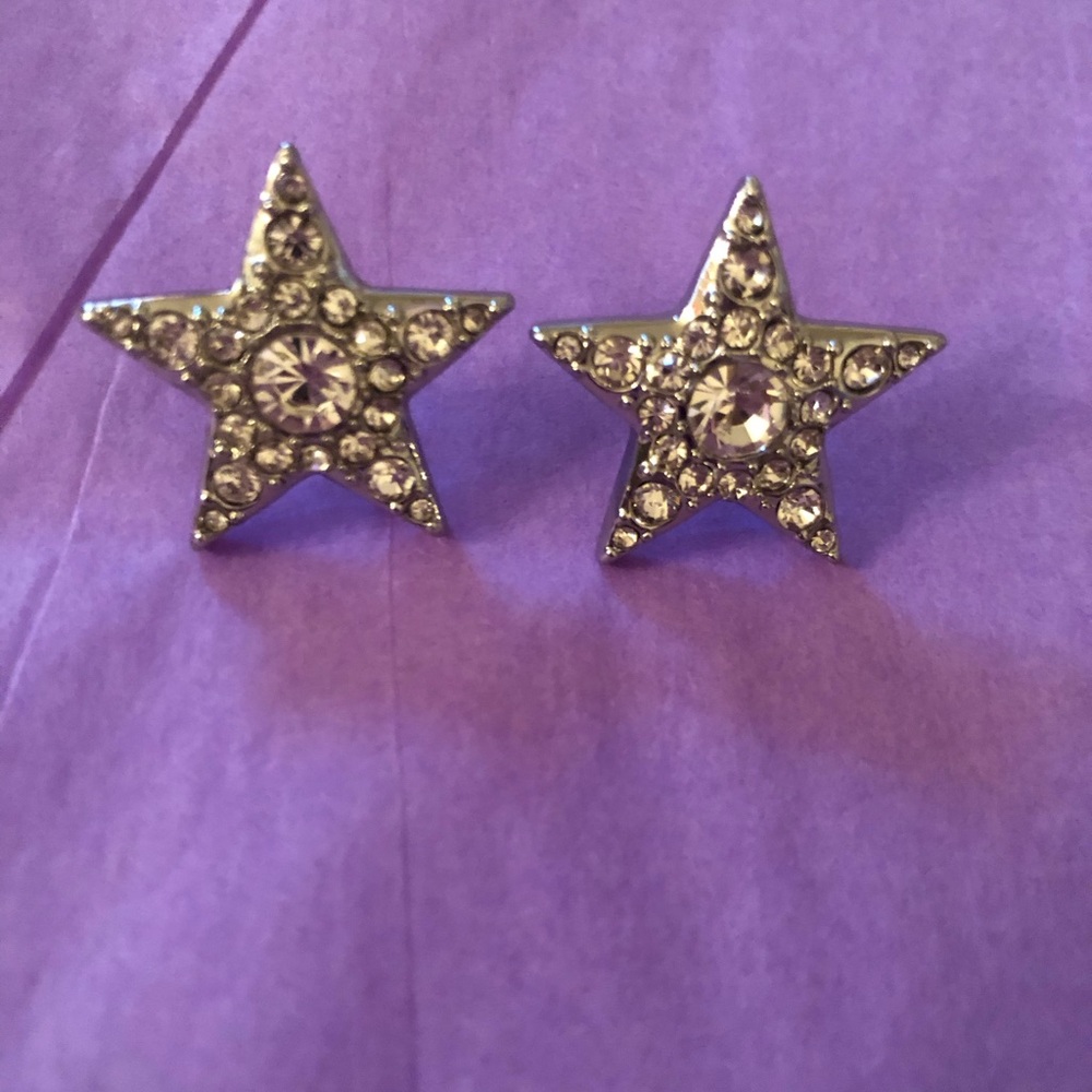 NWOT Betsey Johnson Sparkling Star Earrings